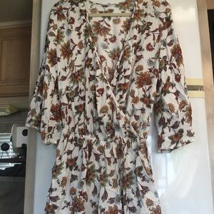 size L floral romper